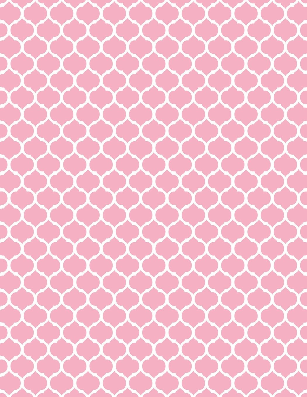 Moroccan Trellis - Pale Pink 101 - Lined Notebook With Margins 8.5x11: 101 Pages, 8.5 x 11, College Ruled, Journal, Soft Cover Study Guides