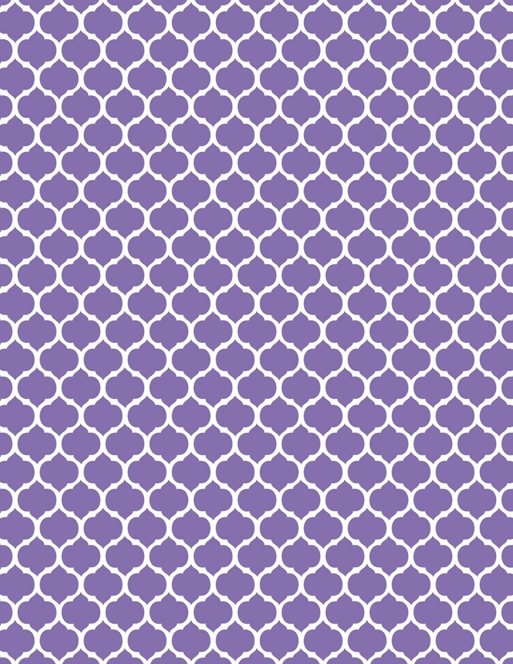 Moroccan Trellis - Deluge Purple 101 - Lined Notebook With Margins 8.5x11: 101 Pages, 8.5 x 11, College Ruled, Journal, Soft Cover Learning & Reference