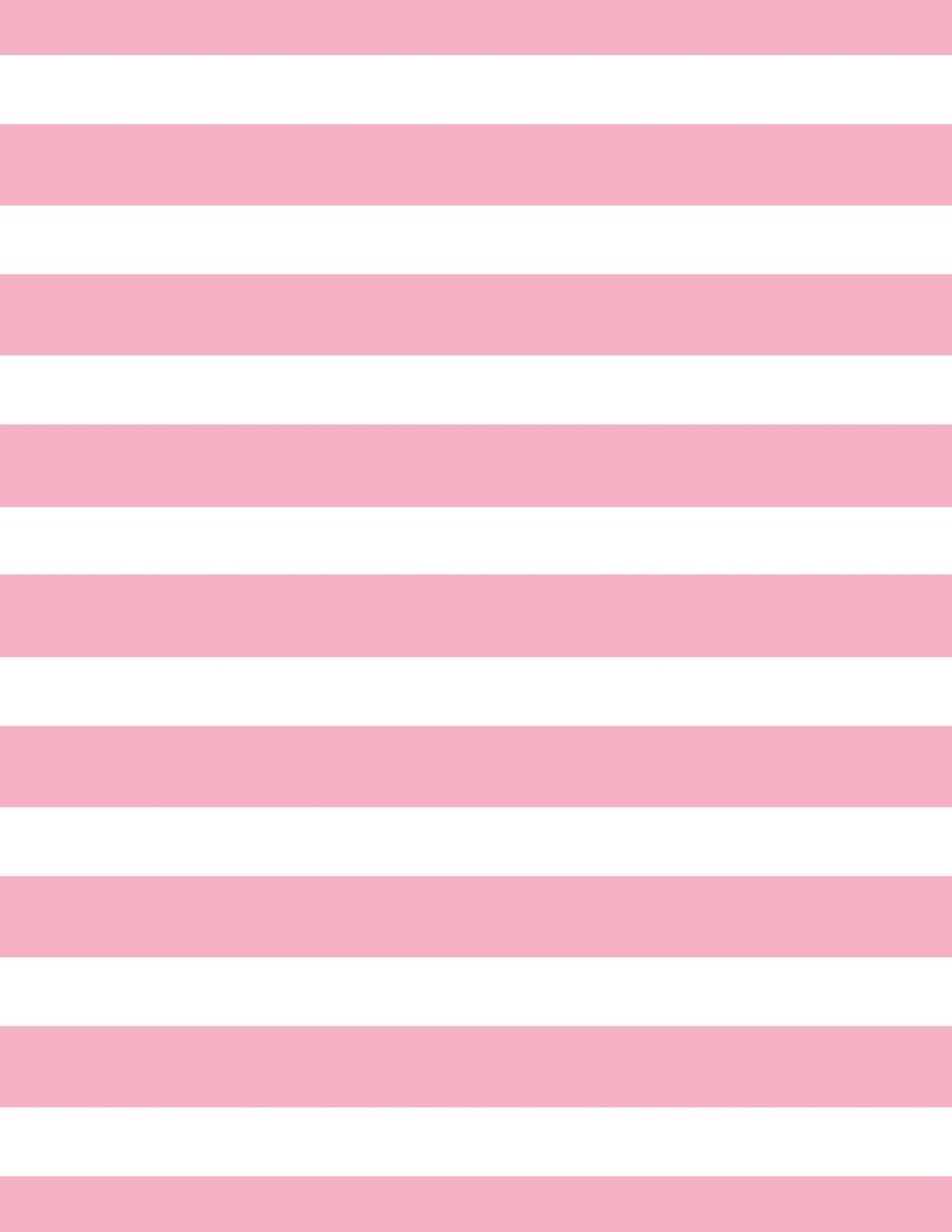 Stripes - Pale Pink 101 - Lined Notebook With Margins 8.5x11: 101 Pages, 8.5 x 11, College Ruled, Journal, Soft Cover Learning & Reference