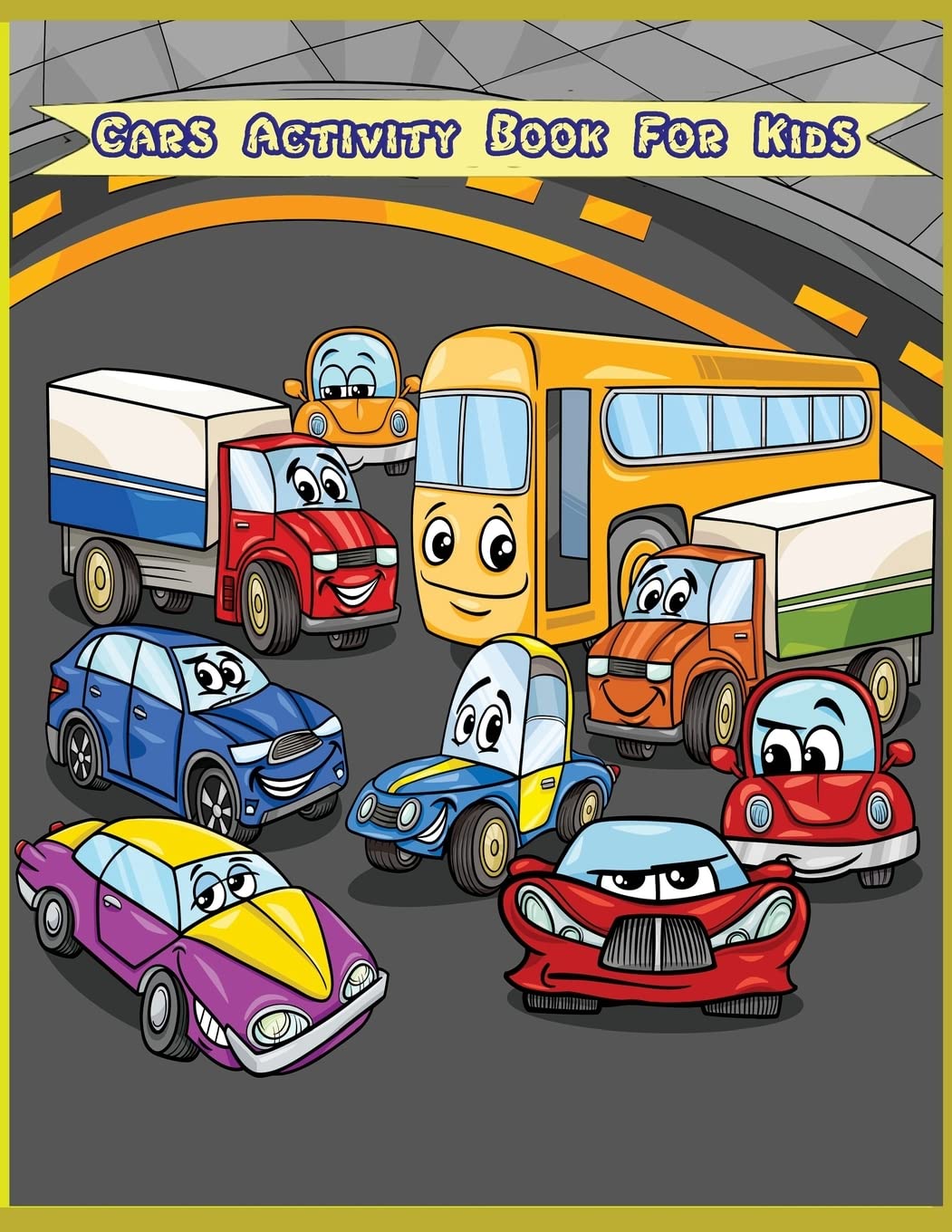 Cars Activity Book for Kids: Kids Activities Book with Fun and Challenge in Cars theme : Trace Lines and numbers, Coloring, Count the number, Dot-Dot and More. (Activity book for Kids Ages 3-5) Tiptoi & Games