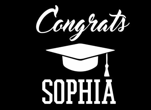 Congrats Sophia: Graduation Cap Guest Signing Book For Party, Personalized Gift. Graduate Advice or Autograph Book Lined. (Tassel Zone) Learning & Reference