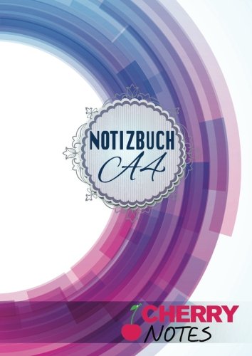 Notizbuch A4: Notizbuch | Notebook | Blankobuch | Format DIN A4 - 152 freie Seiten Leer / Liniert- Weiß- Inklusive Register Index Original Cherry Notes Notizbuch | Design Nice O Film, Art & Culture