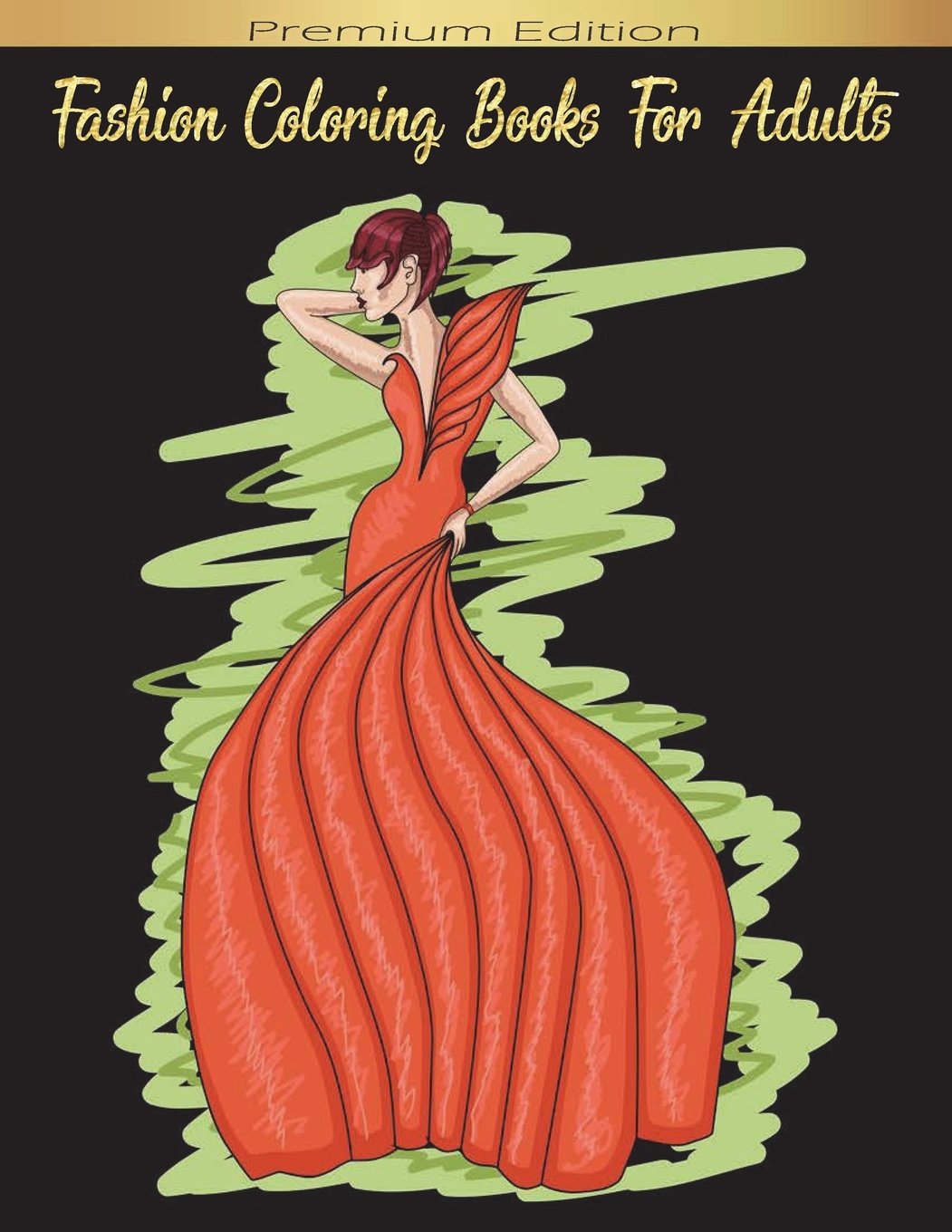 Fashion Coloring Books For Adults Hobbies & Crafts