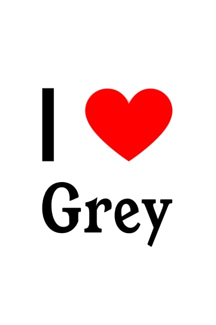 Product Image: I Love Grey: Grey Designer Notebook