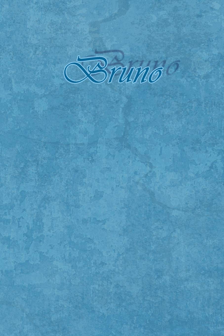 Bruno: Petit Journal personnel de 121 pages lignées avec couverture bleue avec un prénom d'homme (garçon) : Bruno (Journal Prénom Homme A5 ligné, Band 29) Business, Finance & Career