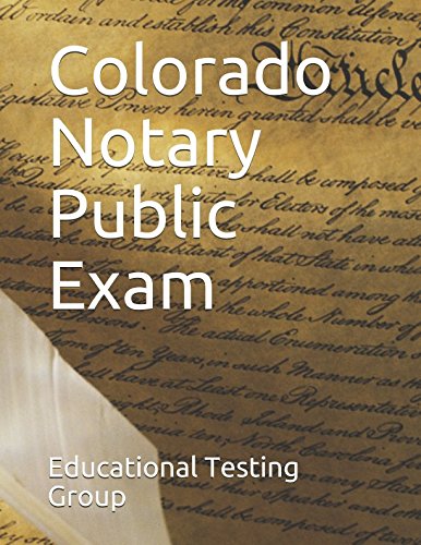 Colorado Notary Public Exam Study Guides