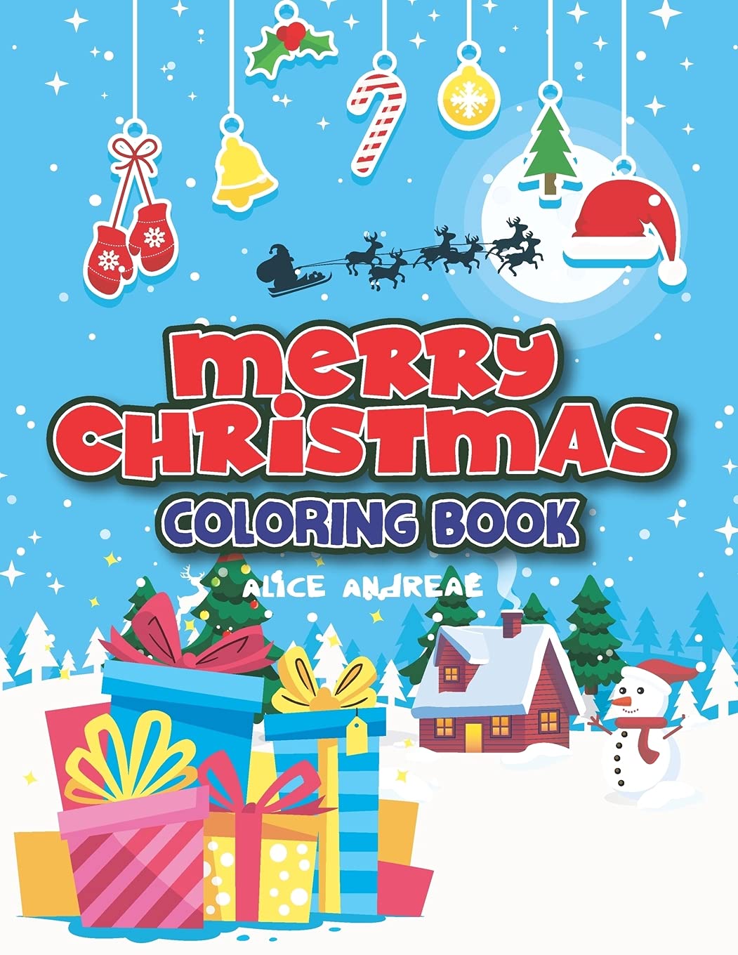 Merry Christmas Coloring Book: coloring and activity books for kids ages 4-8 Tiptoi & Games