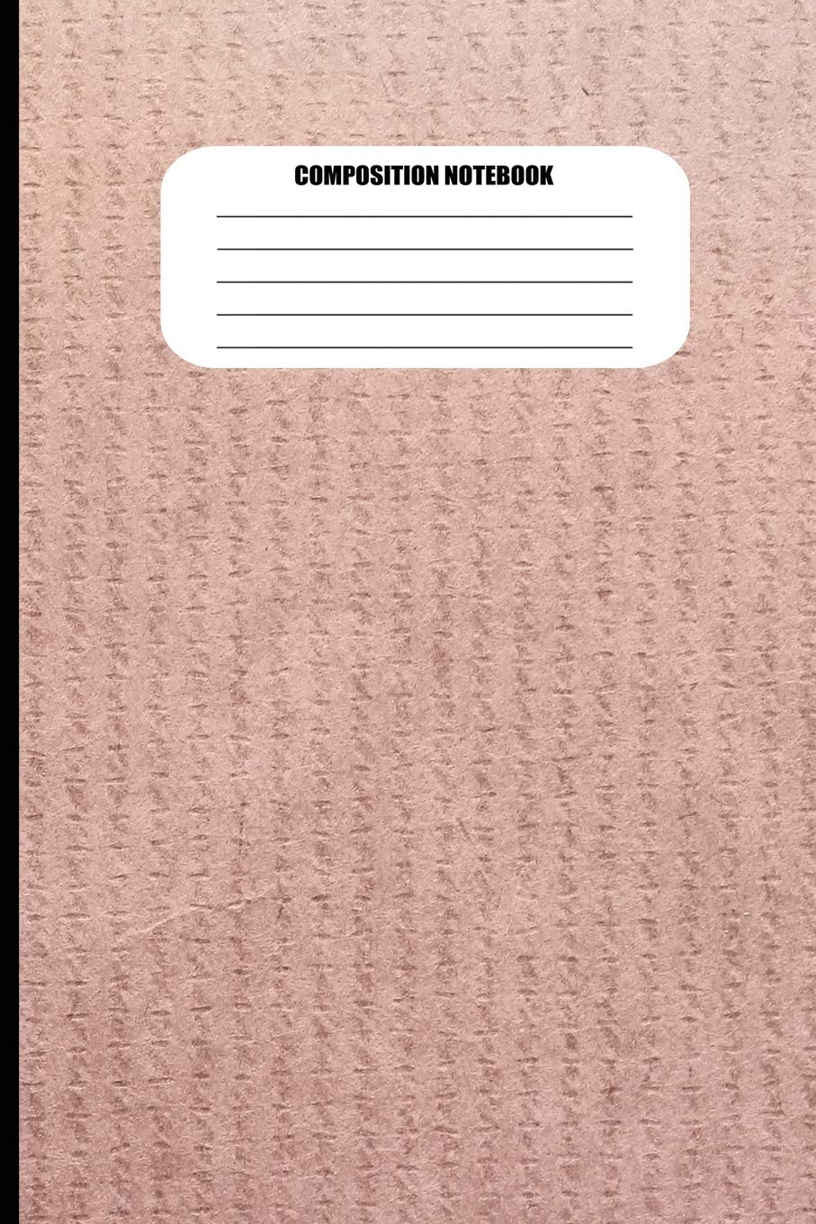 Composition Notebook: Quilted Texture Effect in Mauve (100 Pages, College Ruled) Business, Finance & Career