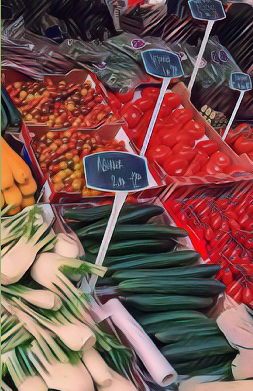 Weekly Planner: Shopping at the Veggie Market Social Sciences