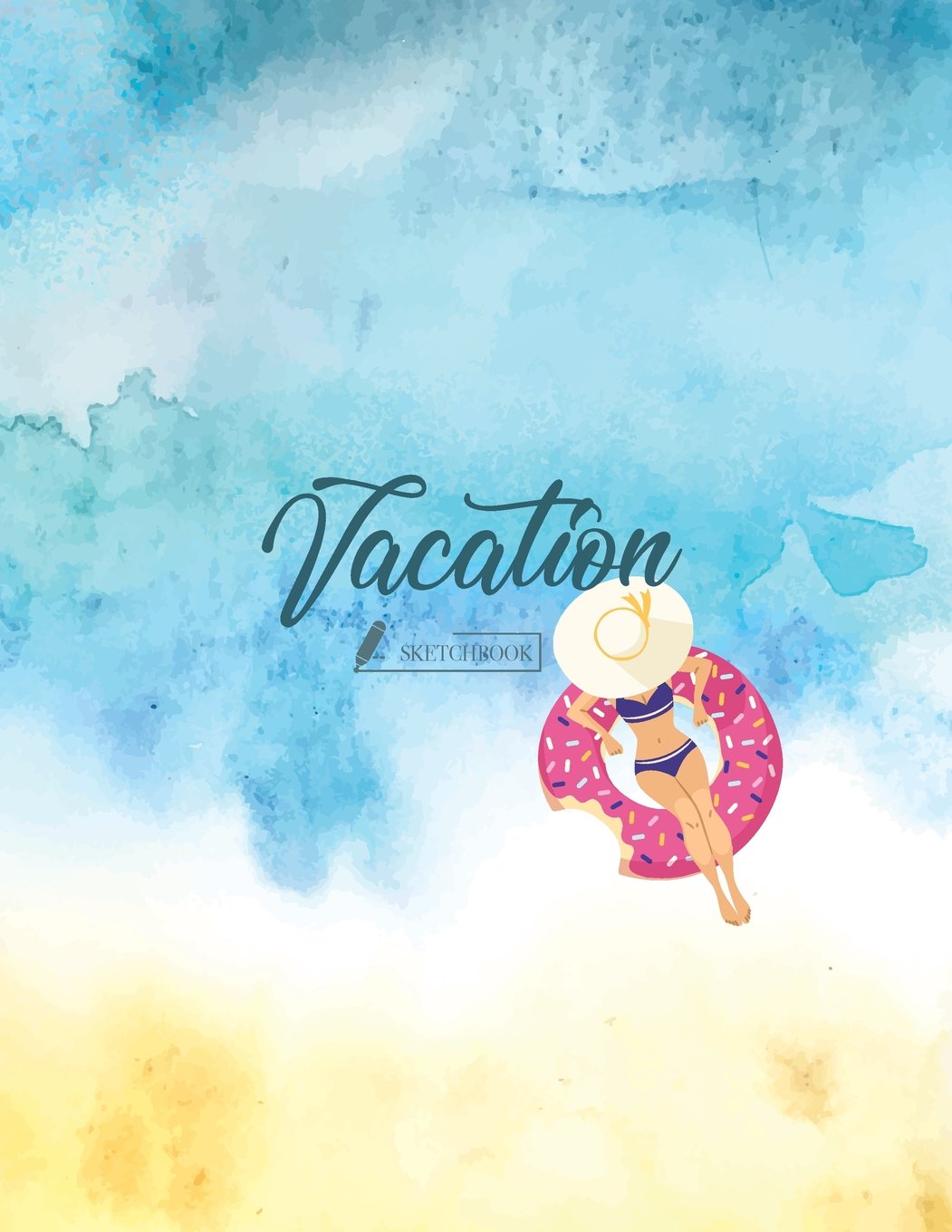 Sketch book: Vacation cover (8.5 x 11) inches 110 pages, Blank Unlined Paper for Sketching, Drawing , Whiting , Journaling & Doodling (Vacation ... large (8.5 x 11) inches, 110 pages, Band 6) Film, Art & Culture