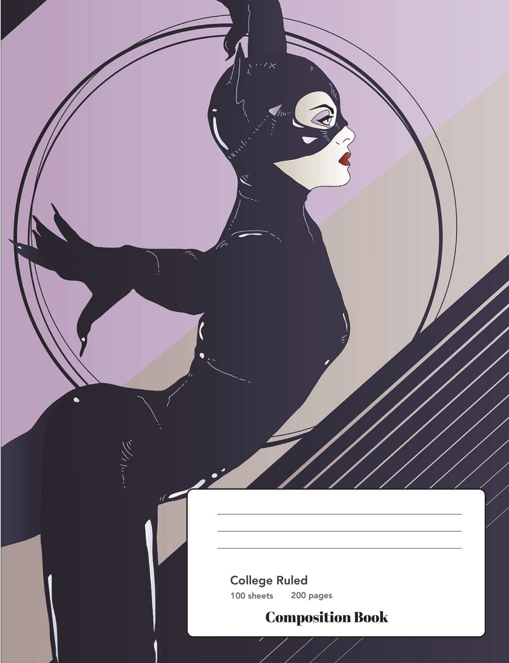 Composition Book: Catwoman Composition Book/Journal Learning & Reference