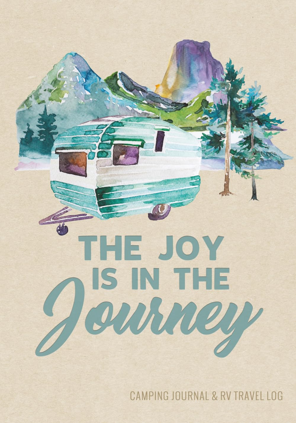 Camping Journal & RV Travel Logbook, Blue Vintage Camper Journey (Caravanning Campsite Log Books) Travel Guides