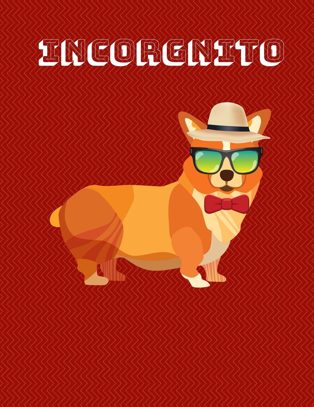 Incorgnito Notebook - 5x5 Quad Ruled: Funny Corgi Dog - 8.5 x 11 - 200 Pages - Graph Paper - School Student Teacher Office Pets