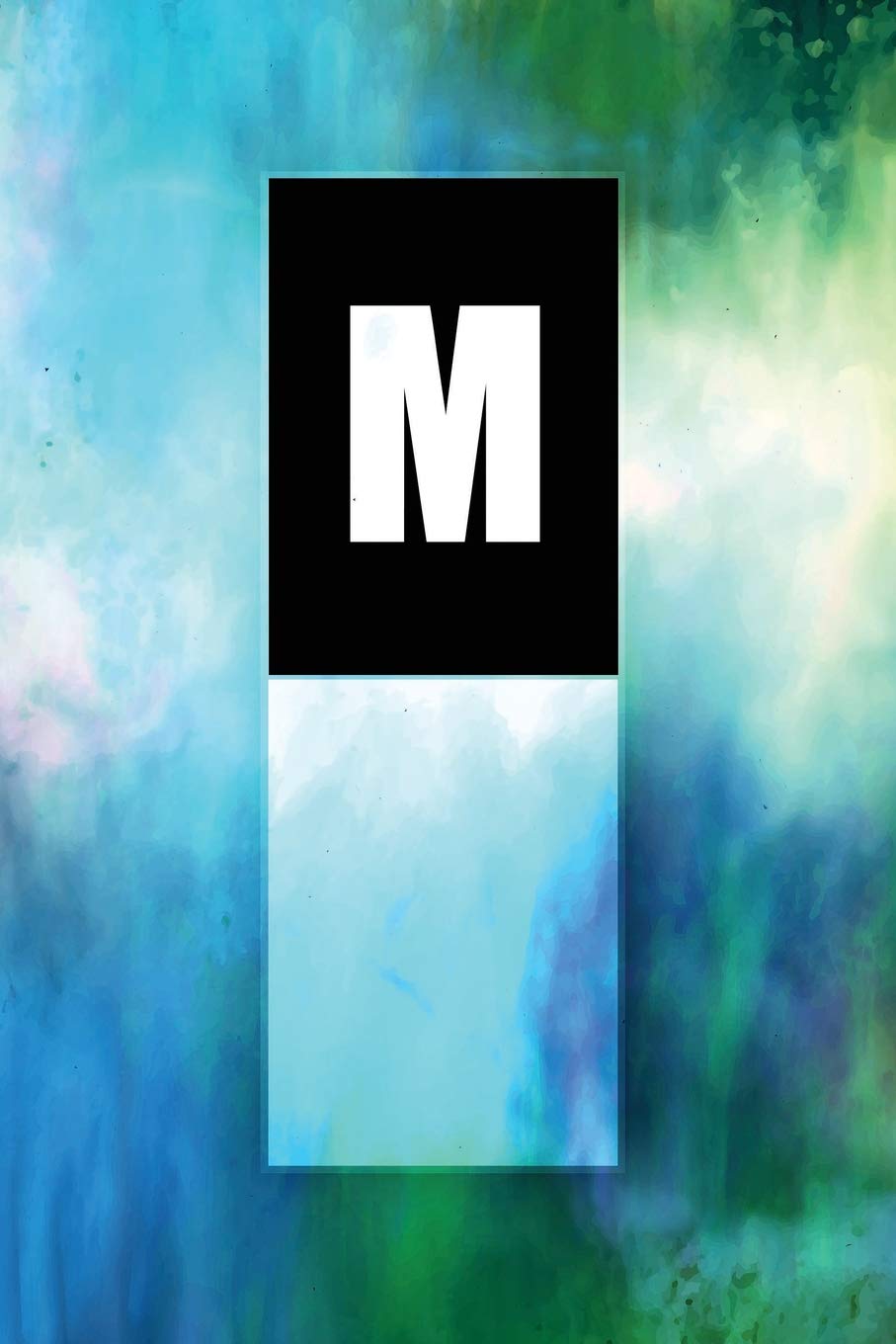 Monogram "M" Notebook: Blank Journal Diary Memoir Log Logue (Tropo One 150 Lined, Band 13) Self-help