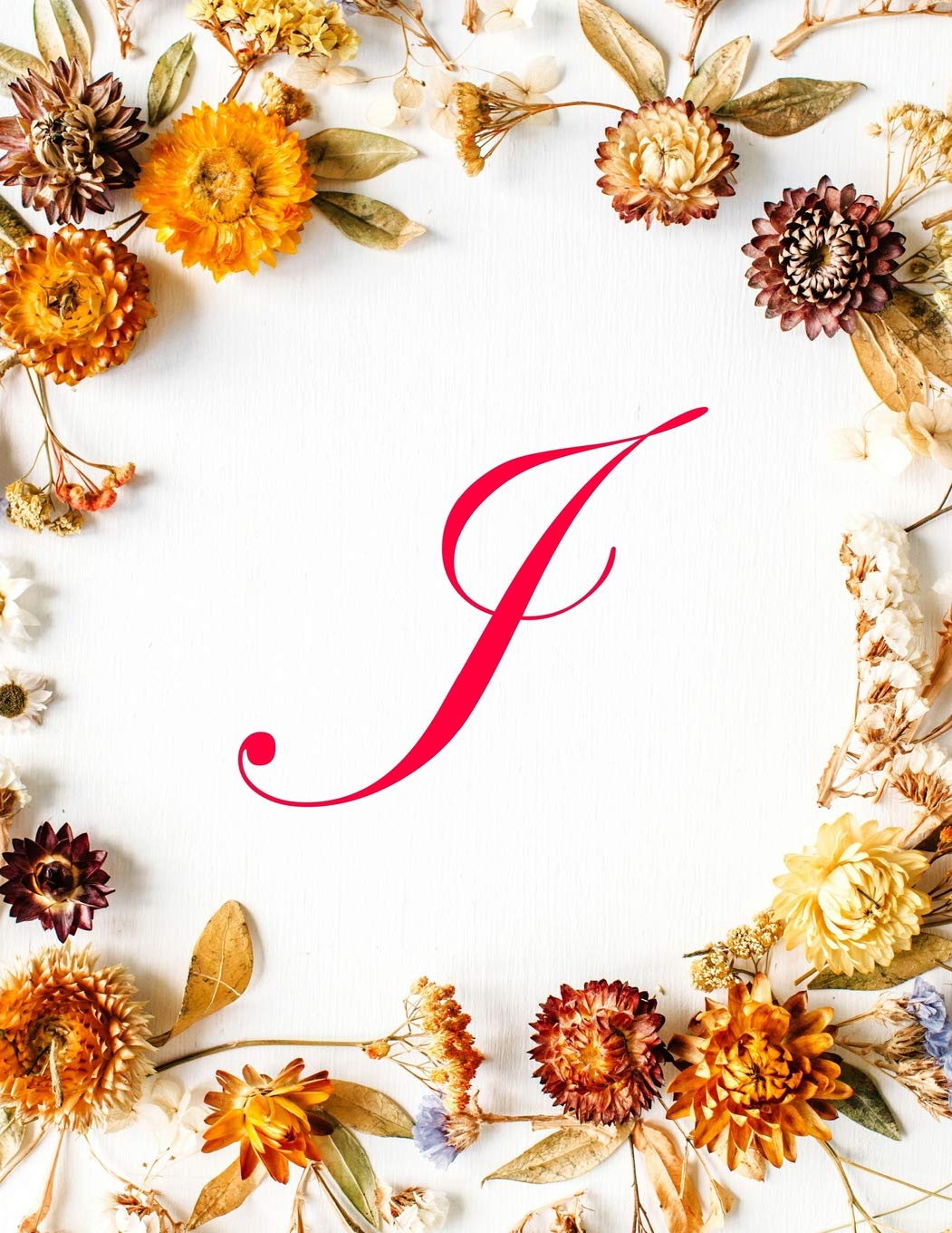 J: Monogram Initial Stylist Appointment Book 7 Columns Appointment Log, Appointment Scheduling Book, Daily Planner Appointment Book, 8.5" x 11", 110 pages Cooking & Enjoying