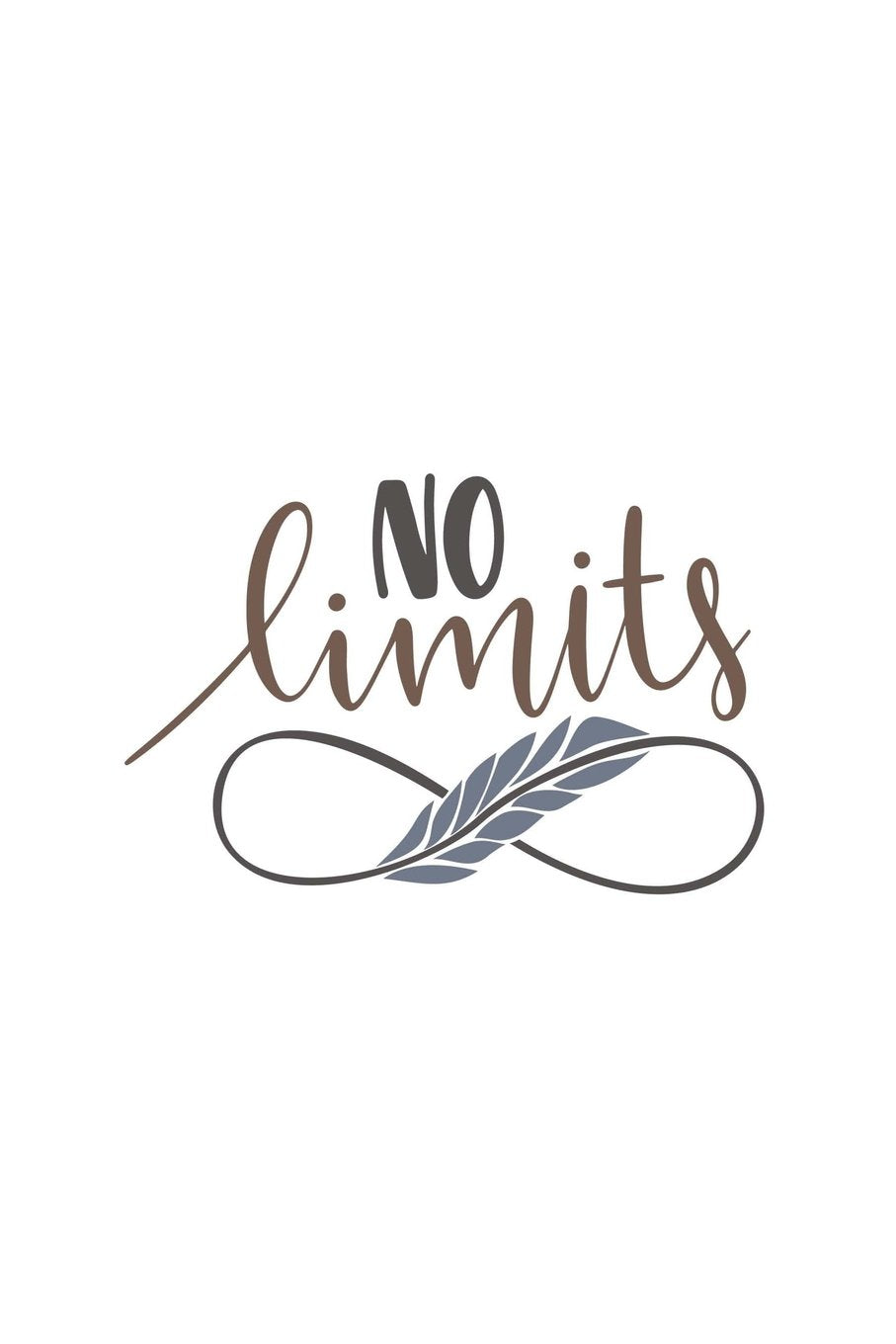 No Limits: 150 Lined Journal Pages Planner Diary Notebook with Inspirational Quote on the Cover Books