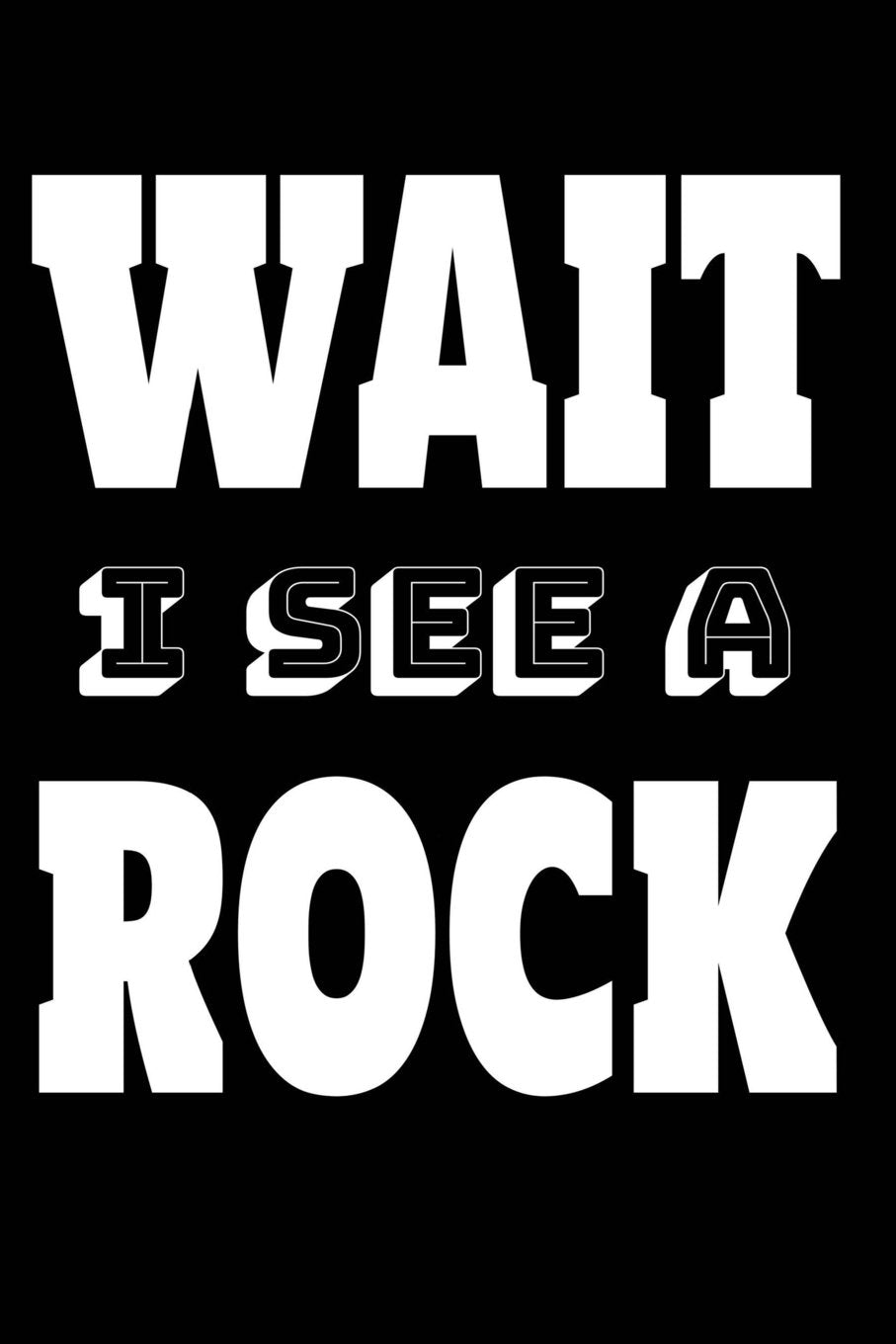 Wait I See A Rock: Geology Rock Lovers Journal Books