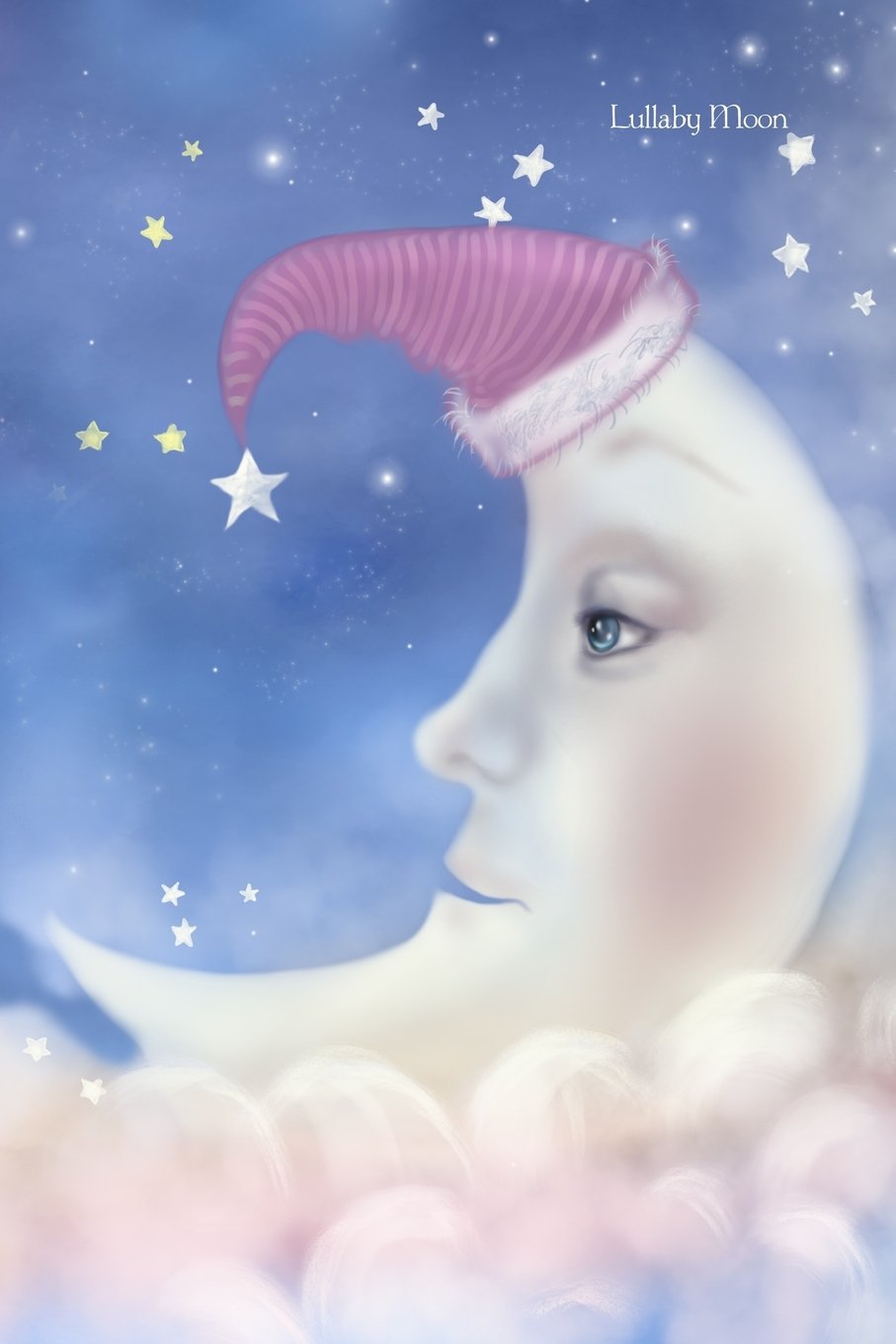 Lullaby Moon: A Softcover Keepsake Journal for Baby Girl, Diary, Notebook with Lined Pages (6x9) Lifestyle