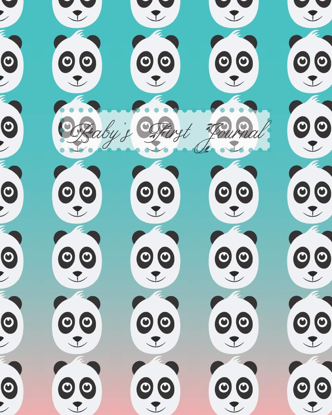 Baby’s First Journal: Cute Pandas on Blue and Pink Ombre Background Social Sciences