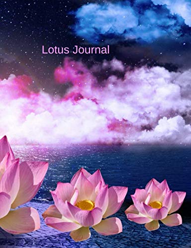 Lotus Journal: Fantasy Cover Composition Notebook with Ruled Pages Media & Communication