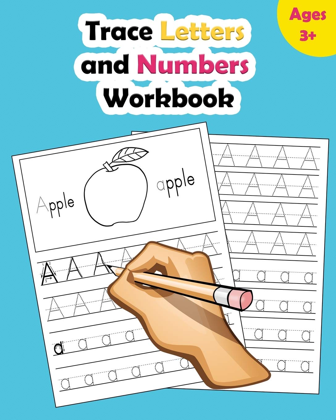 Trace Letters and Numbers Workbook: Learn How to Write Alphabet Upper and Lower Case and Numbers Social Sciences