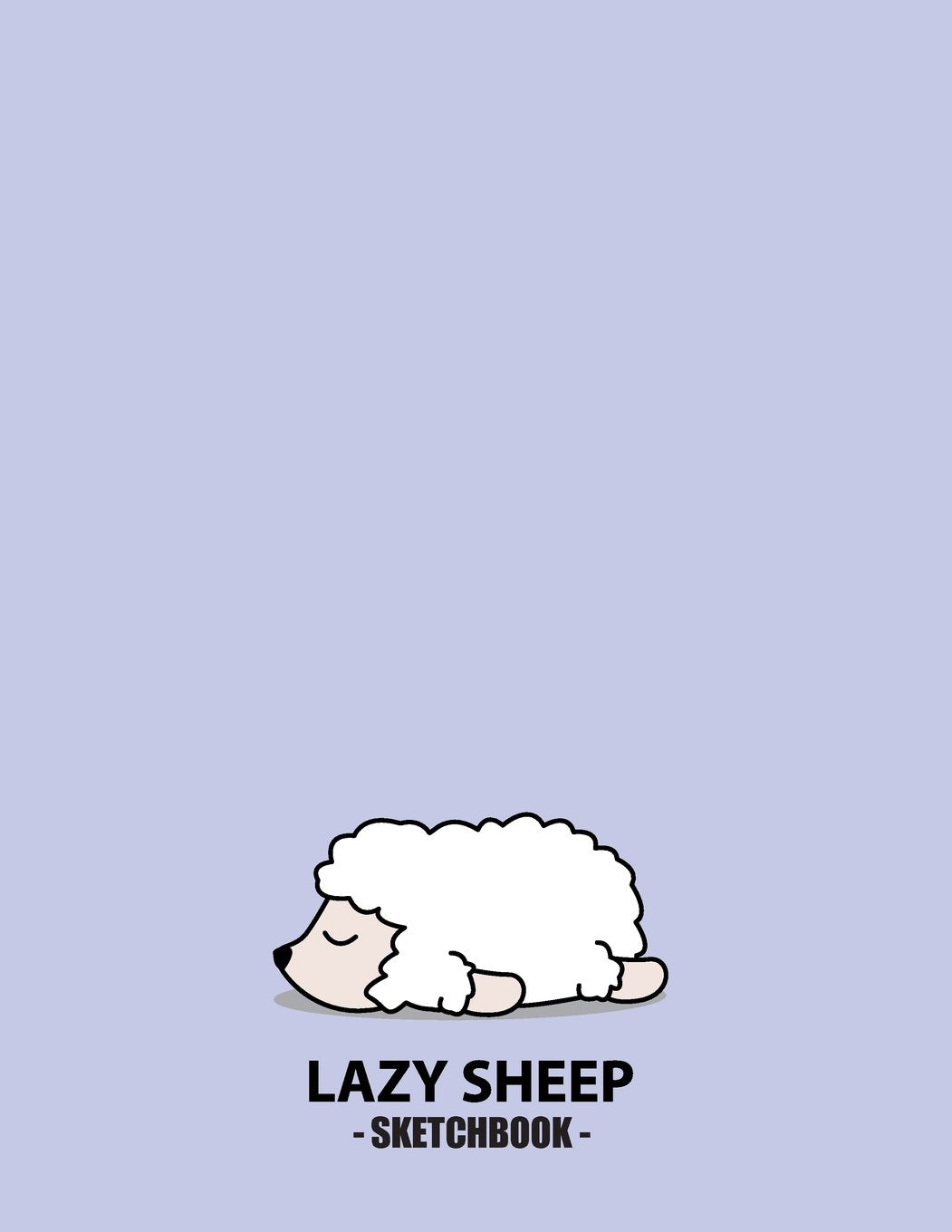 lazy sheep sketchbook: Lazy sheep on purple cover (8.5 x 11) inches 110 pages, Blank Unlined Paper for Sketching, Drawing , Whiting , Journaling & Doodling (Lazy sheep on purple sketchbook, Band 5) Film, Art & Culture