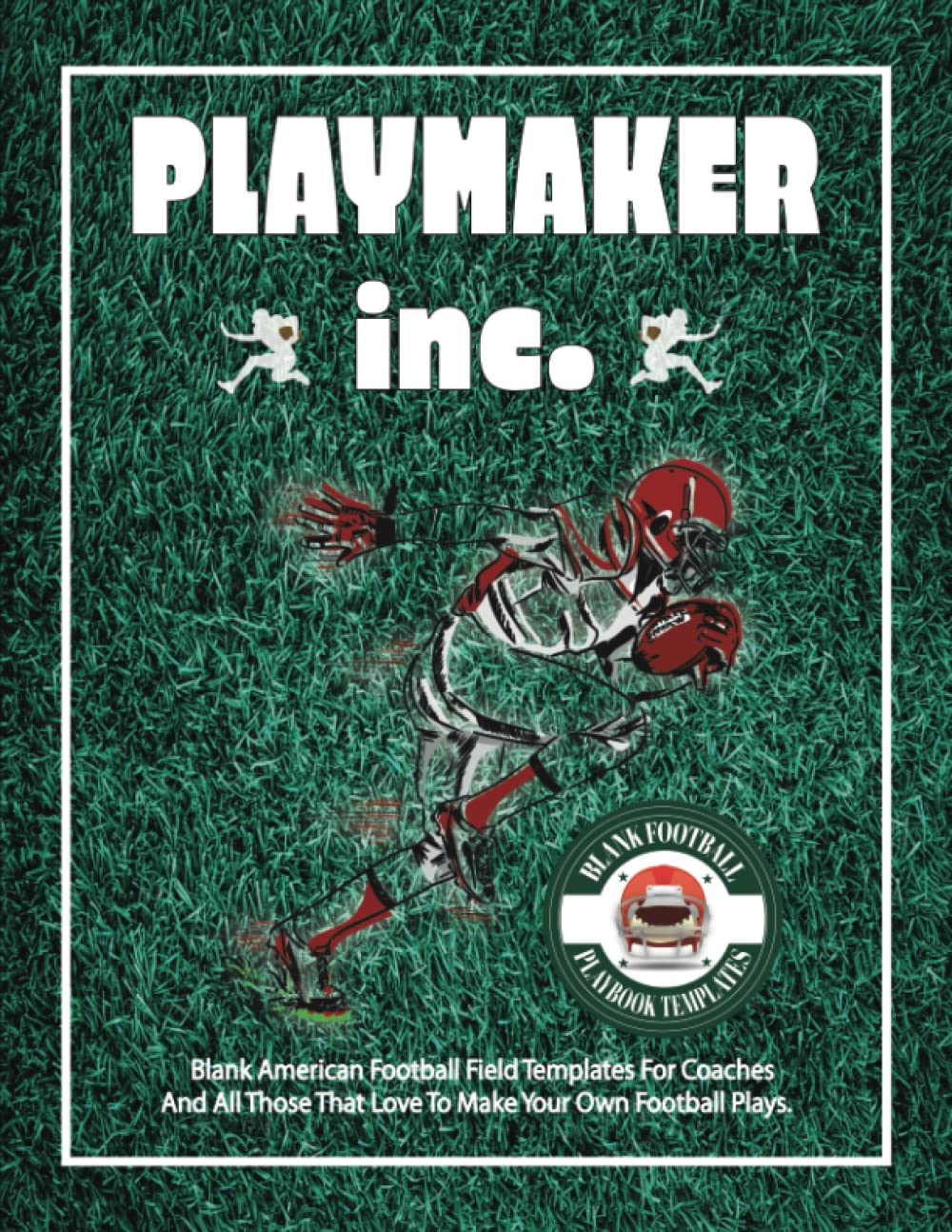 Blank Football Playbook Templates: Blank American Football Field Templates Football Playbook Templates for Coaches 8.5"x11" 125 Pages Matte Cover Finish Hobbies & Crafts