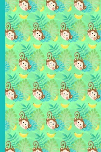 Baby Monkey 6x9 Lined Blank Notebook Journal 200 Pages: Pregnancy Newborn Themed Diary Health, Nutrition & Fitness