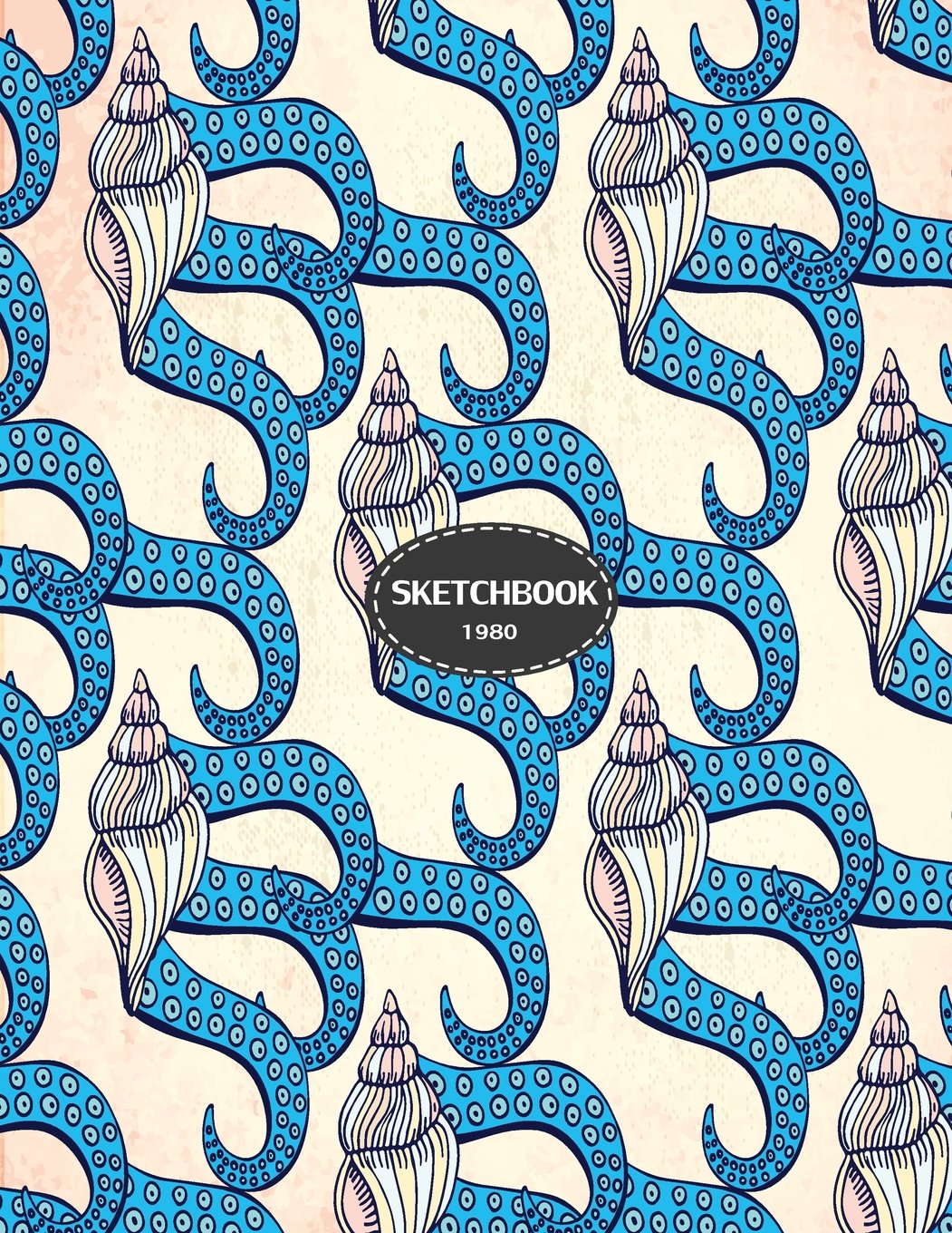 Sketchbook 1980: Shellfish under the sea on brown cover (8.5 x 11) inches 110 pages, Blank Unlined Paper for Sketching, Drawing , Whiting , ... under the sea on brown sketchbook, Band 3) Film, Art & Culture