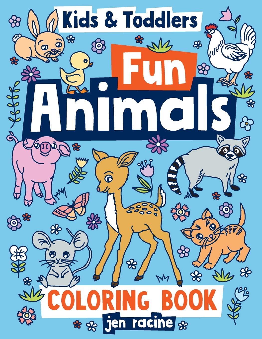 Kids & Toddlers Coloring Book: Fun Animals book