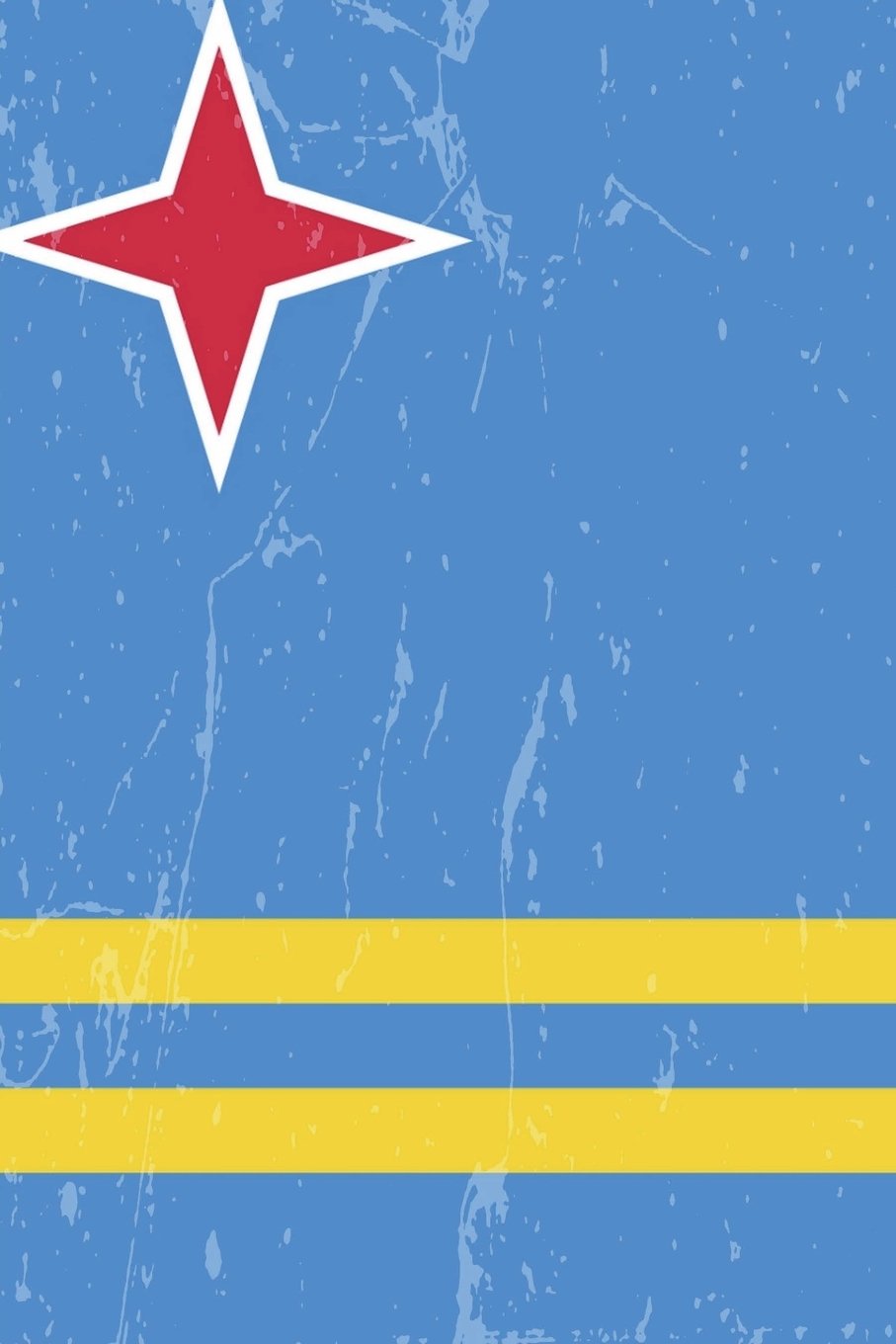 Aruba Flag Journal: Aruba Travel Diary, Caribbean Souvenir, lined Journal to write in Travel