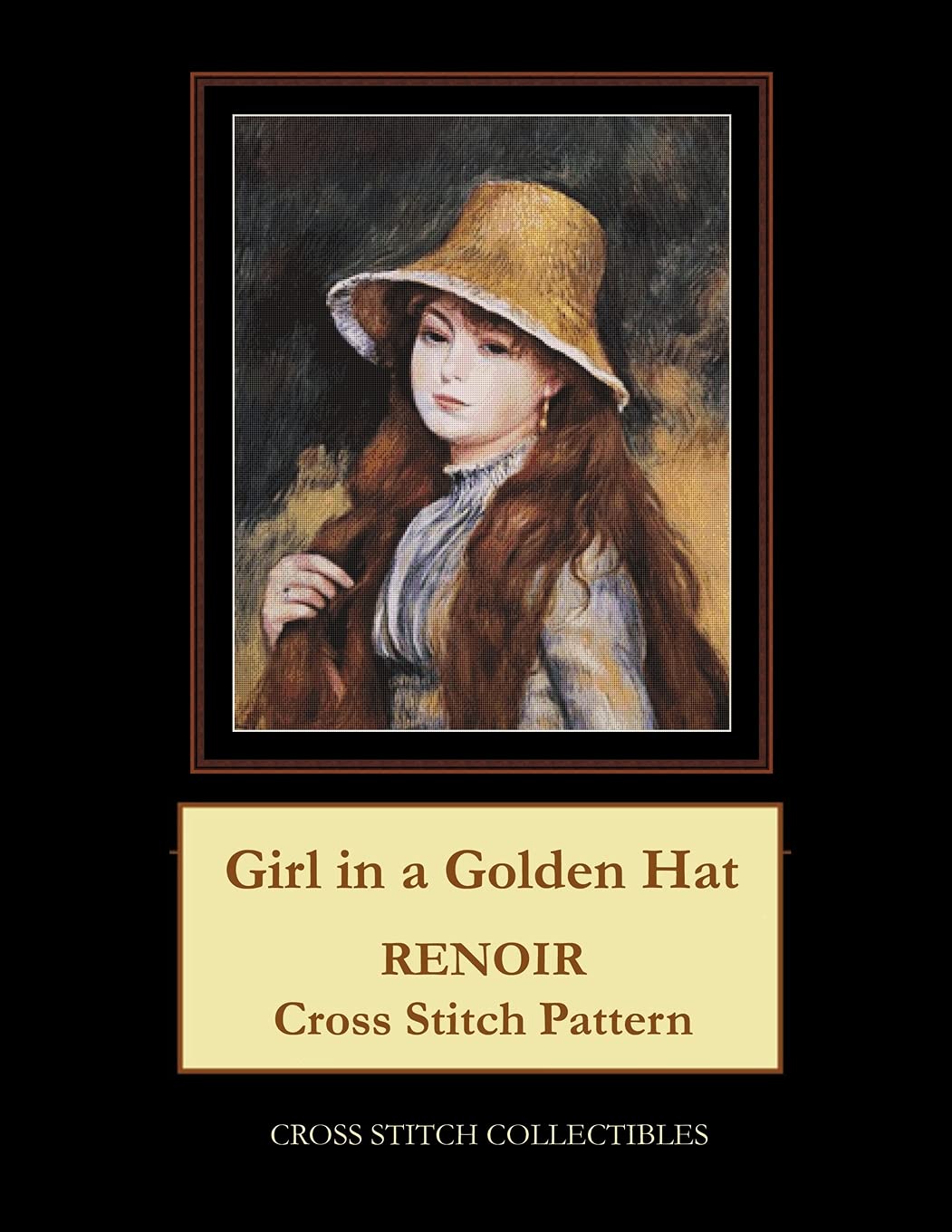 Girl in a Golden Hat: Renoir Cross Stitch Pattern Hobbies & Crafts