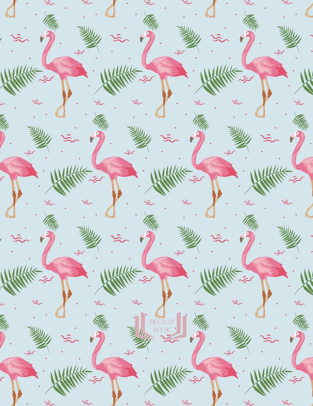 Sketch book: Flamingo cover (8.5 x 11) inches 110 pages, Blank Unlined Paper for Sketching, Drawing , Whiting , Journaling & Doodling (Flamingo ... large (8.5 x 11) inches, 110 pages, Band 1) Film, Art & Culture