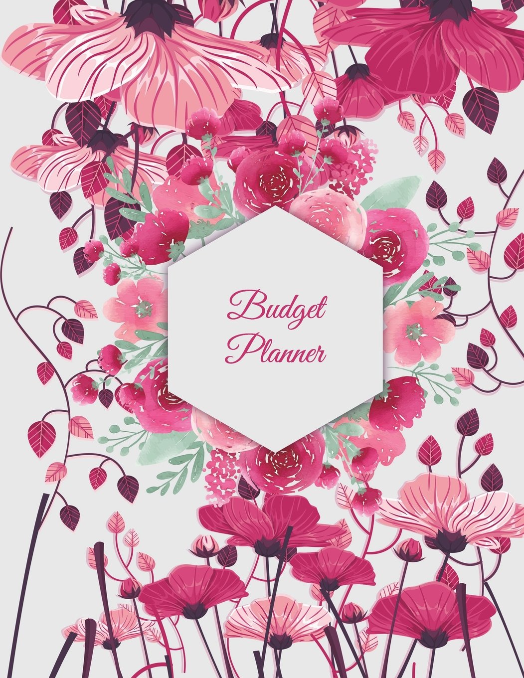 Budget Planner: Cute Floral, 12 Months Personal Budget Planner Large Print 8.5" x 11" Monthly Money Planner, Budget Planner Organizer: Spending Tracker, Debt Repayment Plan, Bill Payment Tracker Business, Finance & Career