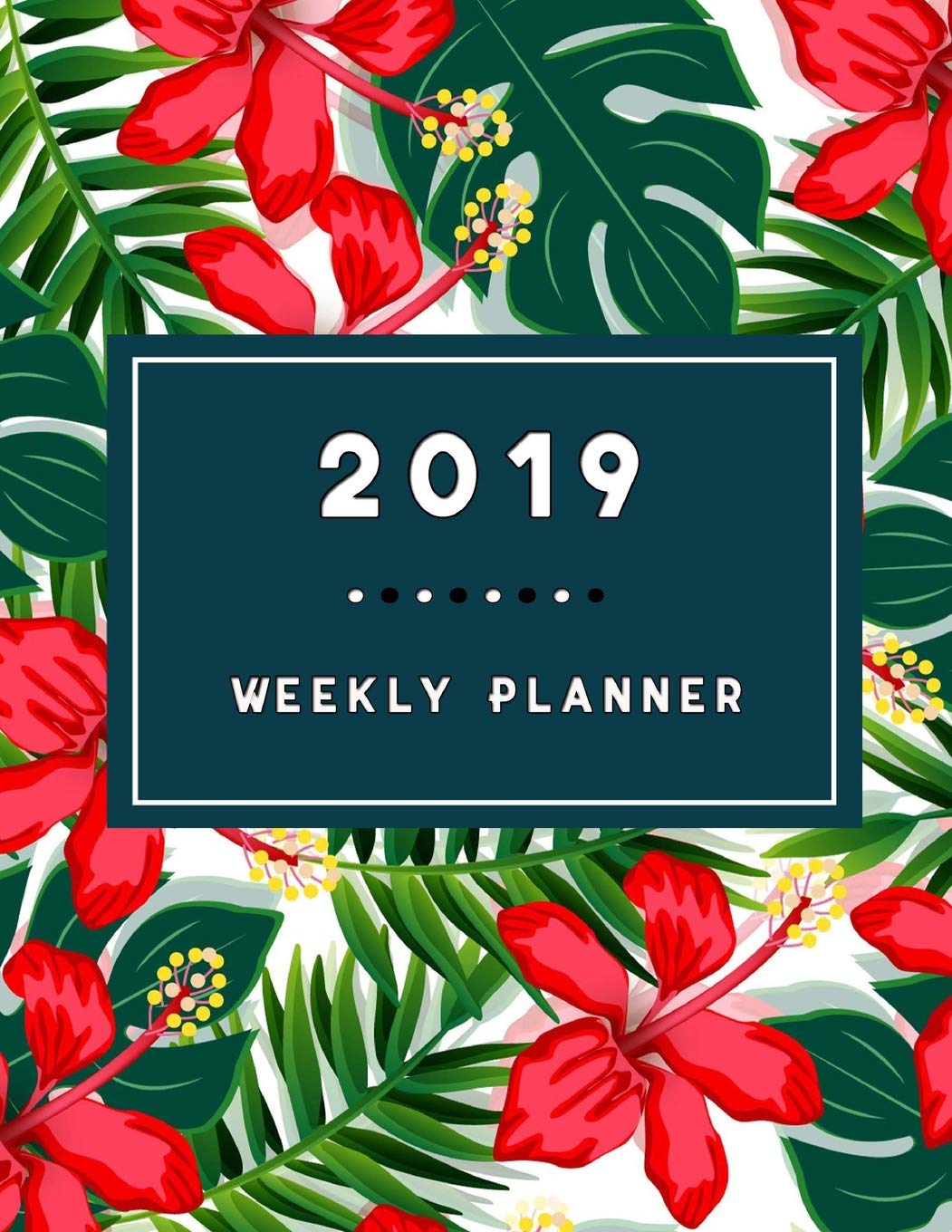 Weekly Planner 2019: Academic Notebook, Calendar Schedule Organizer and Journal, Hourly, Daily, Weekly, Monthly, Yearly, Portable Format (Jan 2019 - Dec 2019) Media & Communication