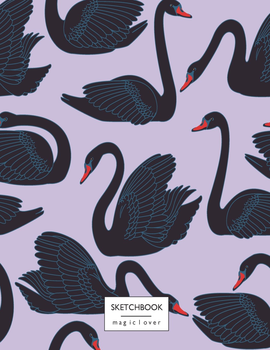Sketchbook: Goose on purple cover (8.5 x 11) inches 110 pages, Blank Unlined Paper for Sketching, Drawing , Whiting , Journaling & Doodling (Goose on purple sketchbook, Band 6) Mathematics
