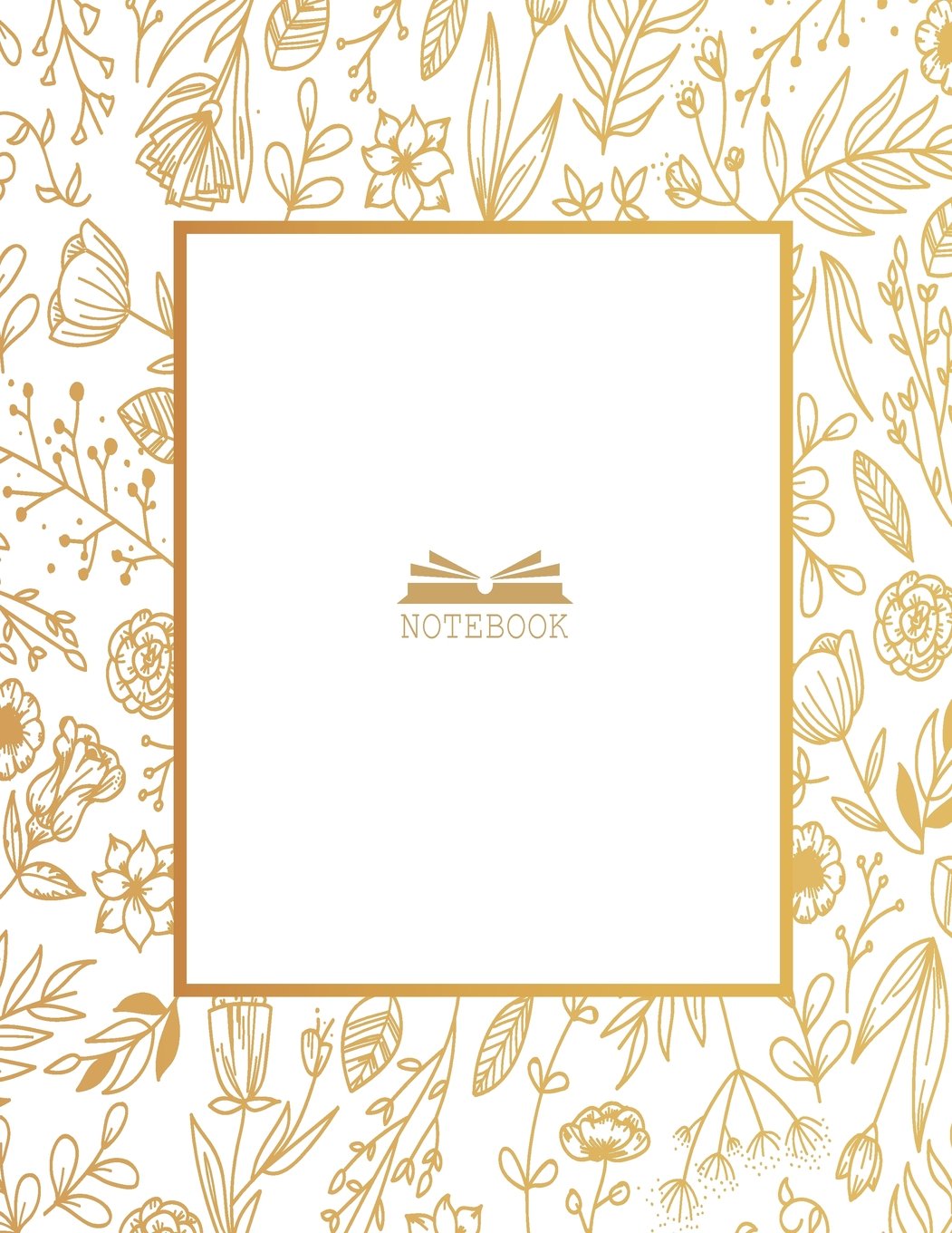 Notebook: Flower cover and Dot pages, Extra large (8.5 x 11) inches, 110 pages, notebooks and journals (flower notebook,, Band 40) Mathematics