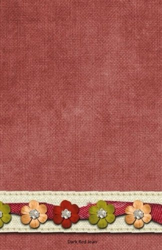Dark Red Jean Notebook Journal (Size 5,5 x 8,5): 120 college-ruled pages (60 sheets) Hobbies & Crafts