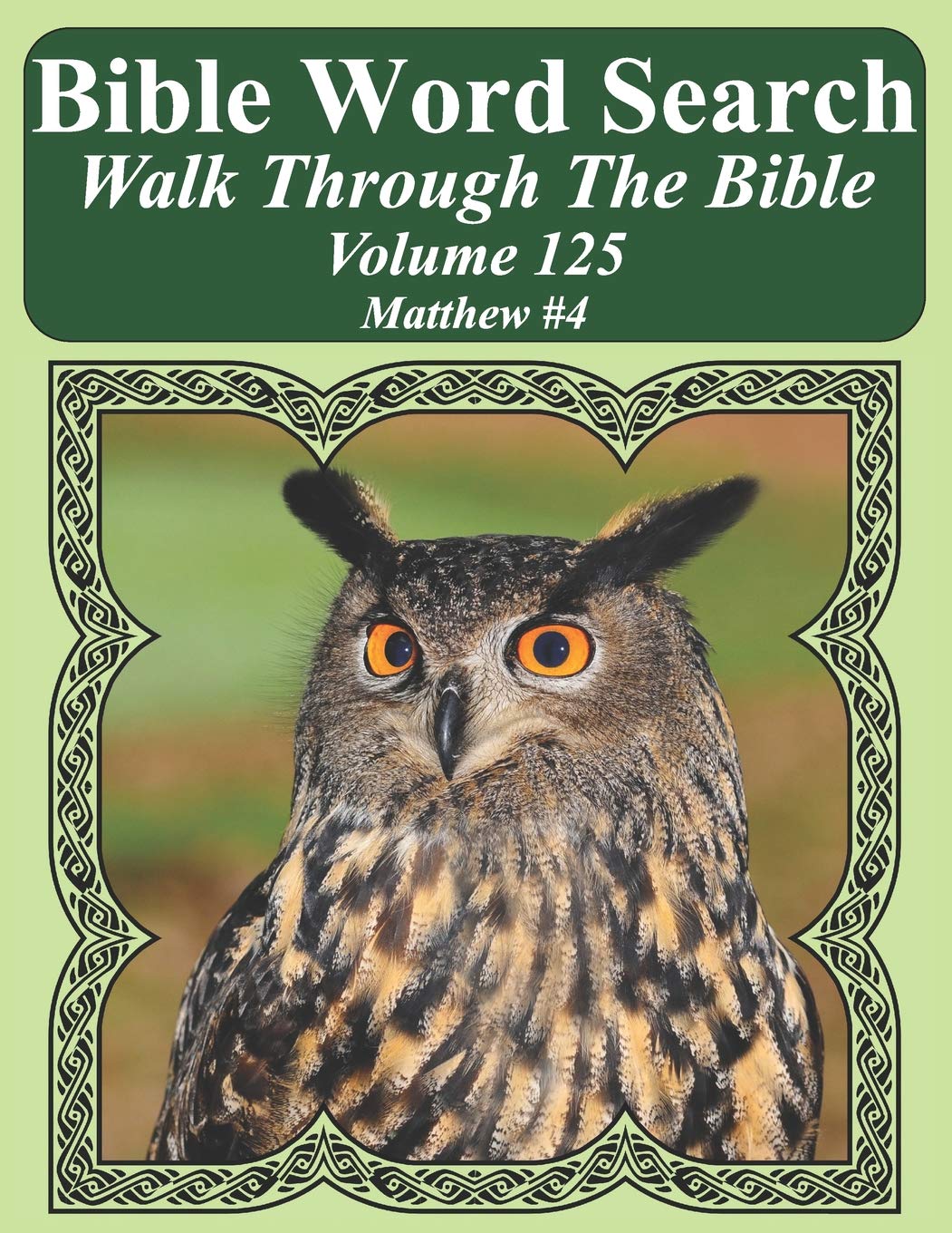 Bible Word Search Walk Through The Bible Volume 125: Matthew #4 Extra Large Print (Bible Word Search Puzzles For Adults Jumbo Print Bird Lover's Edition, Band 125) Leisure & Fun