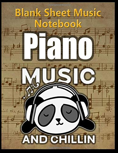 Blank Sheet Music Piano: 100 Pages 8.5 x 11 blank clef and bass staff paper music manuscript notebook is great for creative musicians, music students or teachers. Arts & Music