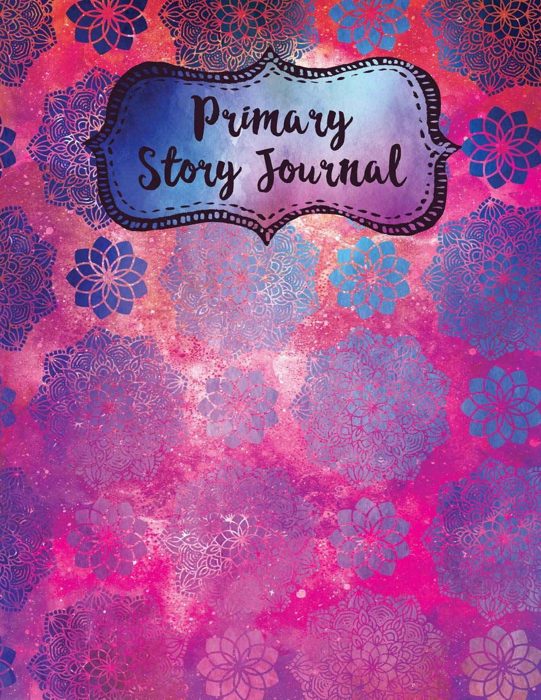 Primary Story Journal: Watercolor Pink Mandala Blank Creative Story Book Business, Finance & Career