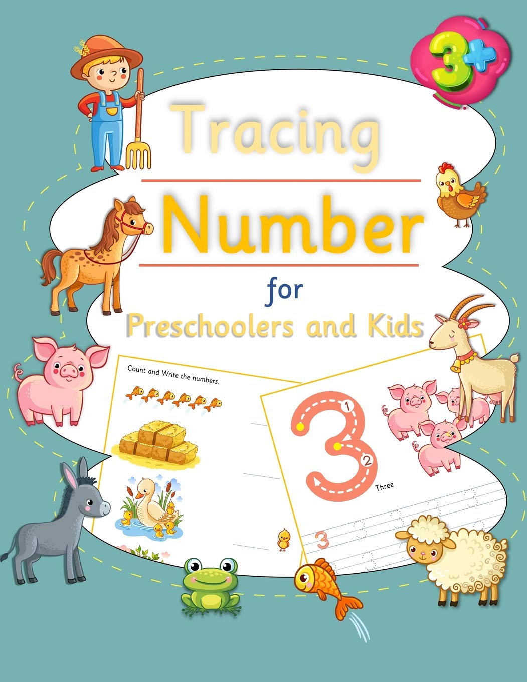 number tracing for preschoolers and kids: Trace Numbers and Practice Workbook for kids age 3-5 Study Guides