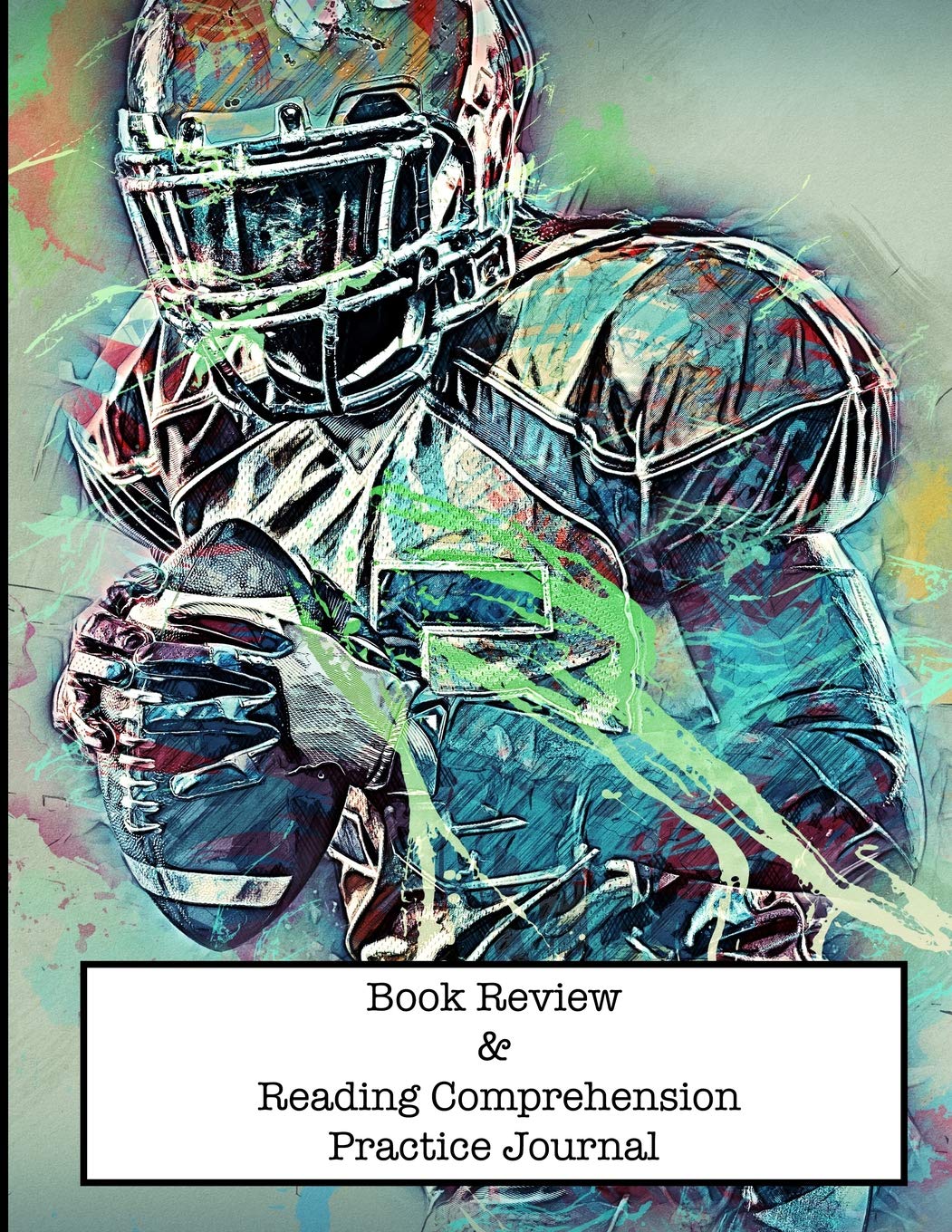 Book Review and Reading Comprehension Practice Journal: Football Reading Improvement Workbook for Young Children Education & Training