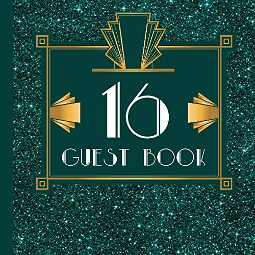 16 Guest Book: Teal Guest Book Includes Gift Tracker and Picture Pages to Create a Lasting Keepsake to Treasure Forever Parents & Children