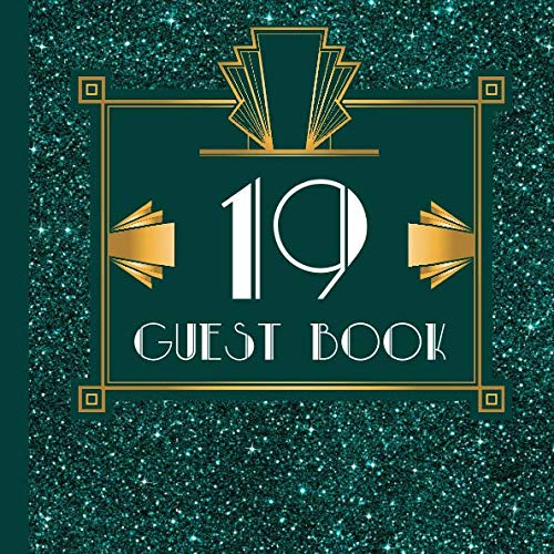19 Guest Book: Teal Guest Book Includes Gift Tracker and Picture Pages to Create a Lasting Keepsake to Treasure Forever Parents & Children