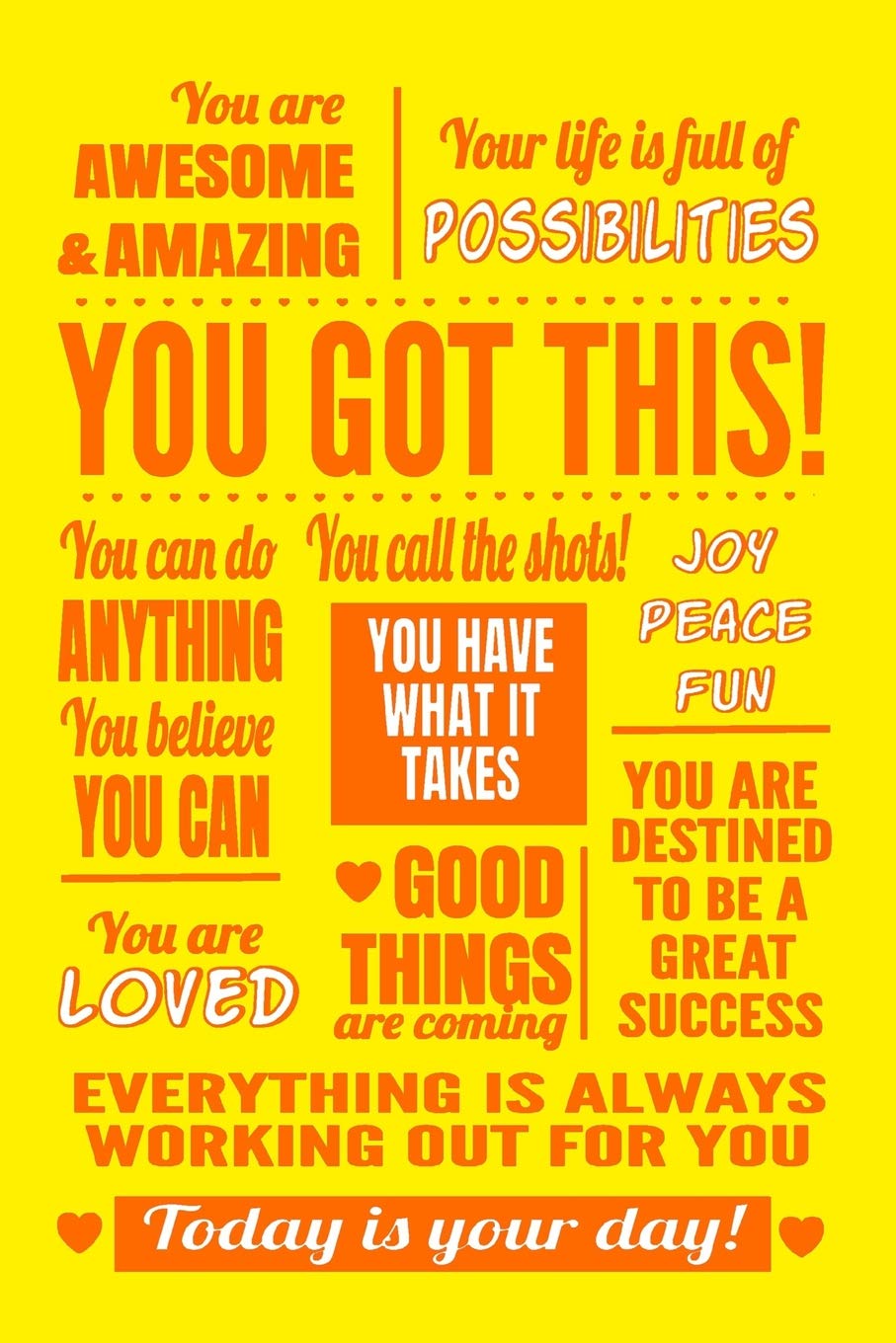 You Got This: Sunshine Yellow Journal Notebook Contemporary literature