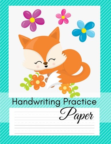 Handwriting Paper: Handwriting Practice Paper for Grades 2-5; Cursive Writing Practice Notebook; 1/2 Inch Wide Lines w Dashes in the Middle; Great for Homeschooling; Fox Design Education & Training
