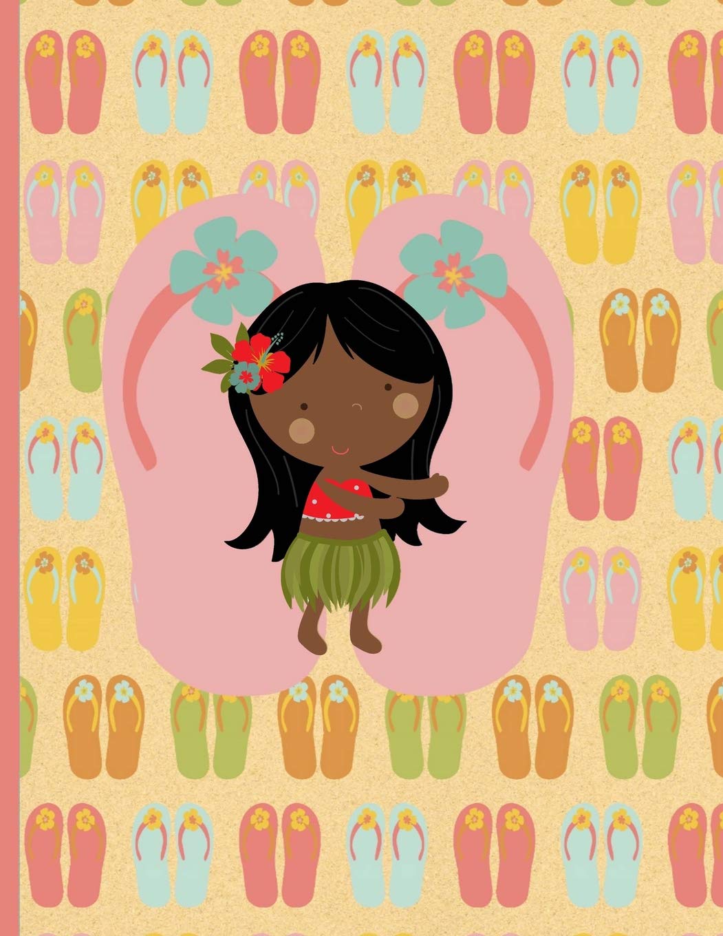 Multipurpose Wide Ruled Paper Notebook - Composition - Journal - Diary: Little Girl Aloha Luau Dancing Flip Flops Thongs Notebook - 8.5" x 11" - 150 ... sheets) Wide Ruled Lined Paper. Glossy Cover. Essays & Short Stories
