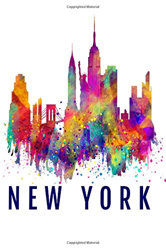 New York: Travel Journal: Blank Lined Notebook Or Diary - 120 Pages - 6x9 Books