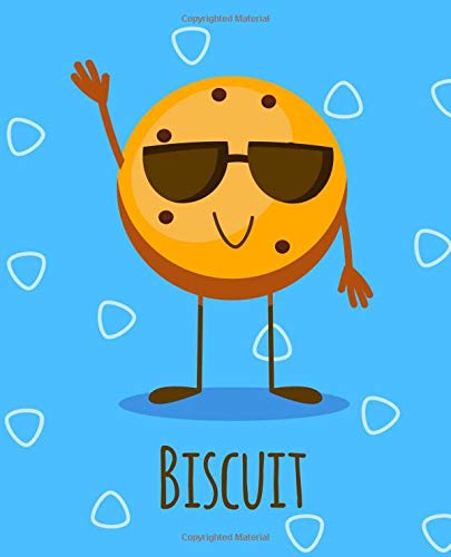 Cute Biscuit Notebook | Cute Food | Dot Grid: 150 Pages - 7.5x9.25 | Creative Artist Gifts | Entrepreneur Notebook | Cute Notebook | Colorful Art | Student Gift Education & Training